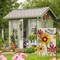 Spring Flowers Garden Flag 12x18 Inch Double Sided,Hello Sunshine Sunflower Daisy Small Yard Flags for Outdoor,Summer Seasonal Decoration for Farmhouse Holiday Outside
